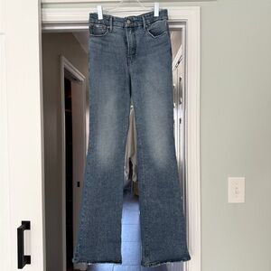 Good American Flare Jeans in Classic Blue